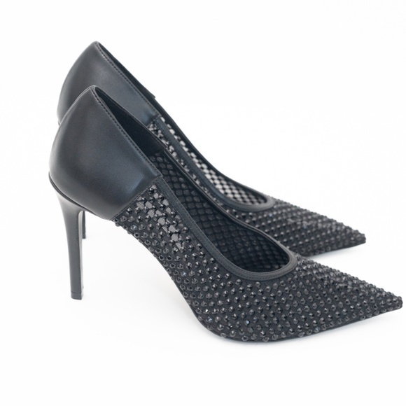 Stella McCartney | Stella Iconic Studded Mesh Pumps Size 37.5 (7.5 US) - Picture 1 of 16